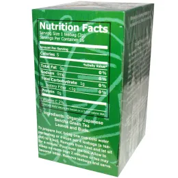 Great Eastern Sun, Органический японский зеленый чай сэнтя, 16 пакетиков, 1.13 унции (32 г)