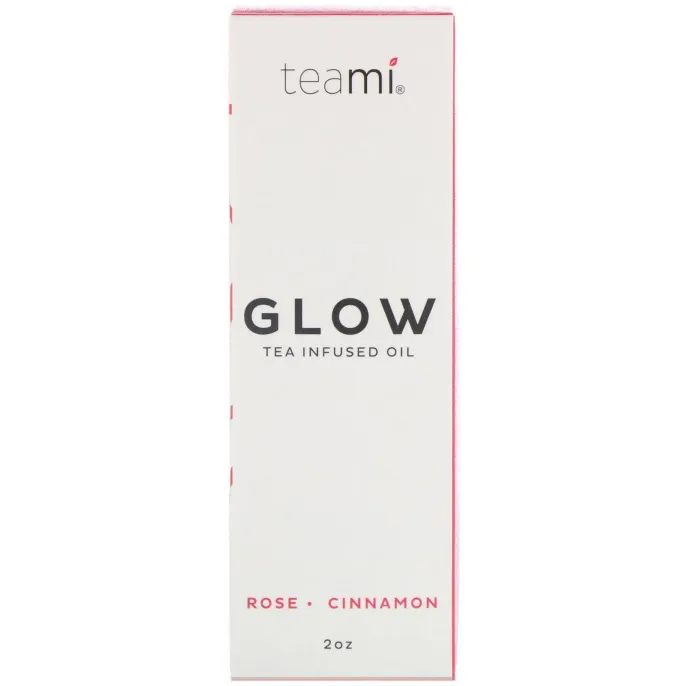 Teami, Glow, Tea Infused Facial Oil, Rose Cinnamon, 2 oz