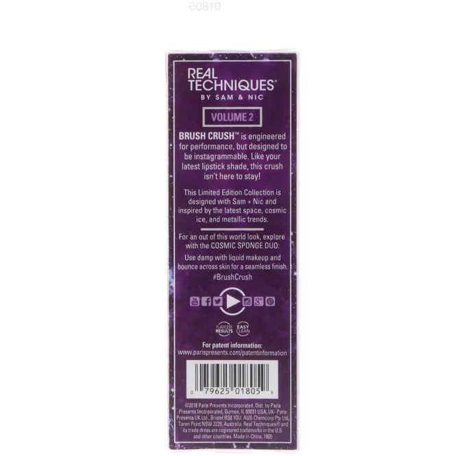 Real Techniques, Лимитированная коллекция, Brush Crush, Дуэт космических спонжей, 2 спонжа