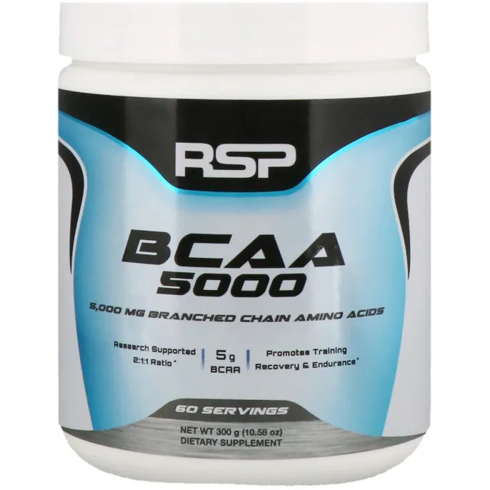 RSP Nutrition, BCAA 5000, Unflavored, 5,000 mg, 10.58 oz (300 g)
