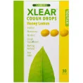 Xlear, Ксилит, леденцы от кашля, без сахара, лимонный мед, 30 леденцов