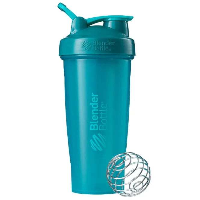 Blender Bottle, Блендерная бутылка, классическая с петлей, бирюзовая, 28 унций