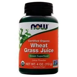 Now Foods Органический сок из травы пшеницы 4 унции