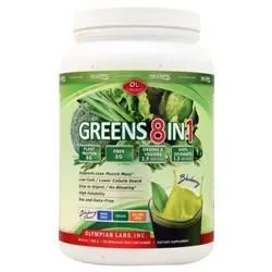 Olympian Labs, Greens Protein 8 in 1 Черника 922 грамма