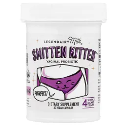 Legendairy Milk, Вагинальный пробиотик Smitten Kitten ™, 30 веганских капсул