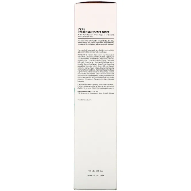 Biorace, L'eau Hydrating Essence Toner, 3.38 fl oz (100 ml)