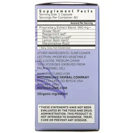 Motherlove, Morning Sickness, 60 жидких капсул