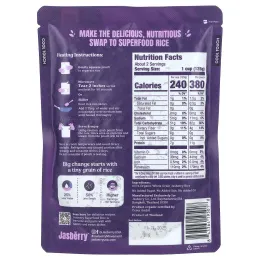 Jasberry, Органический рис из суперфудов, оригинальный, 200 г (7,05 унции)