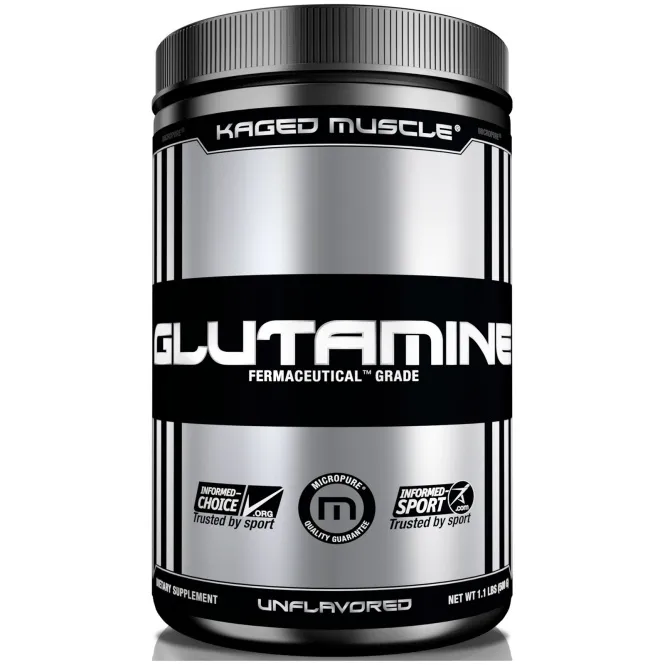 Kaged Muscle, Глутамин, без ароматизаторов, 9,6 унц. (300 г)