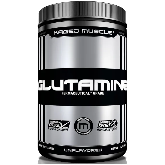 Kaged Muscle, Глутамин, без ароматизаторов, 9,6 унц. (300 г)