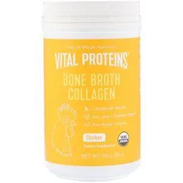 Vital Proteins, Коллаген из костного бульона, курица, 10 унц. (285 г)