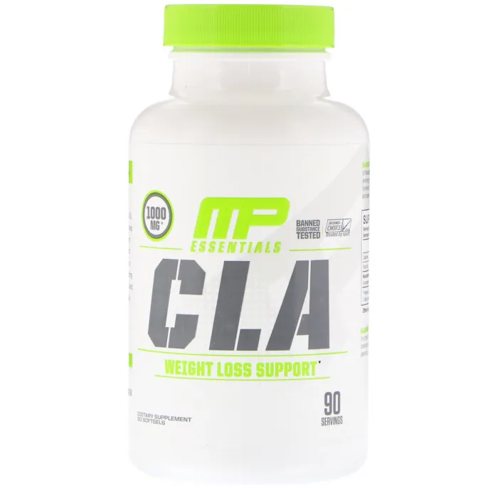 MusclePharm, Essentials, CLA, 1000 мг, 90 мягких таблеток