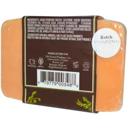 Hugo Naturals, Мыло ручной работы, ваниль и сладкий апельсин, 4 унции (113 г)