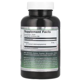 Amazing Nutrition, Мелатонин, 10 мг, 360 таблеток