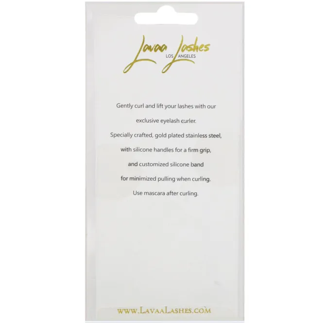 Lavaa Lashes, Щипцы для завивки ресниц, золотистые, 1 шт.