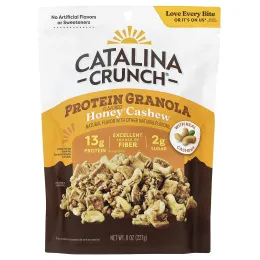Catalina Crunch, протеиновая гранола, мед и кешью, 227 г (8 унций)