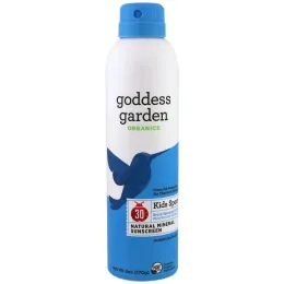 Goddess Garden, Органический натуральный солнцезащитный крем, Kids Sport, спрей, SPF 30, 6 унций (170 г)
