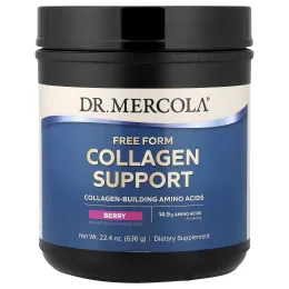 Dr. Mercola, добавка с коллагеном в свободной форме, с ягодным вкусом, 636 г (22,4 унции)