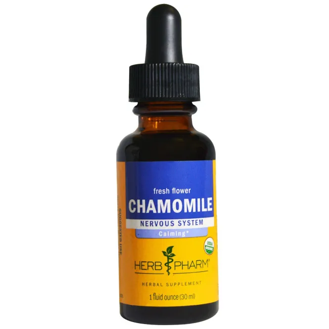 Herb Pharm, Organic, Chamomile, 1 fl oz (30 ml)