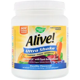 Nature's Way, Живой! Ultra-Shake, Со вкусом ванили, 19,8 унц. (560 г)