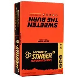 Honey Stinger, Plus+ Performance жевательные конфеты Манго Дыня 12 шт.