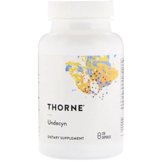 Thorne Research, Undecyn, 120 капсул
