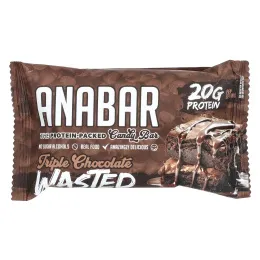 The Anabar, The Protein-Packed Candy Bar®, тройной шоколад, 12 батончиков по 68 г (2,39 унции)