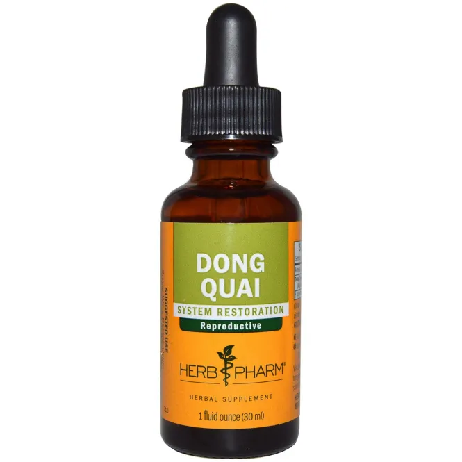 Herb Pharm, Дудник китайский (донг квай), 1 жидкая унция (30 мл)