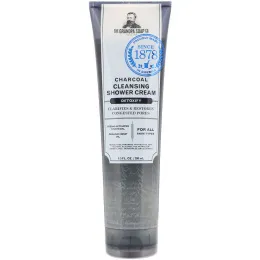 Grandpa's, Угольный очищающий крем для душа, детоксифицирующий, 9,5 ж. унц. (280 мл)