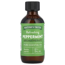 Nature's Truth, Чистое эфирное масло, освежающая перечная мята, 59 мл (2 жидк. унц.)