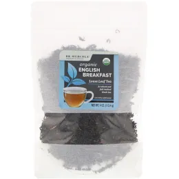 Dr. Mercola, Органический чай English Breakfast, листовой чай, 4 унц. (113,4 г)