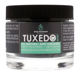 Gold Mountain Beauty, Tuxedo, полностью натуральные и органические отбеливание и детоксикация зубов, Мята, 32 г