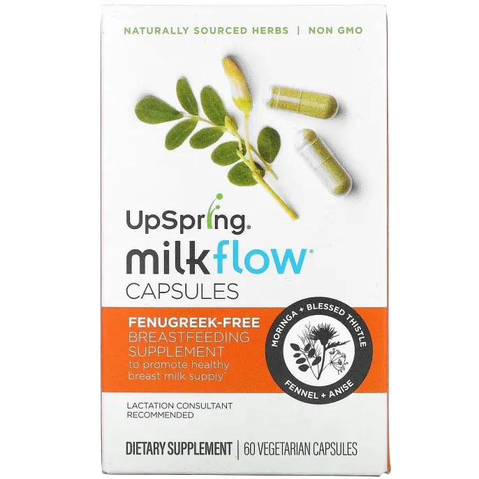 UpSpring, MilkFlow, 60 вегетарианских капсул