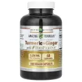Amazing Nutrition, Куркума и имбирь с биоперином, 750 мг, 180 растительных капсул