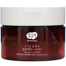 Whamisa, Organic Flowers, Moisture Care, Peeling Finger Mitt, 30 Mitts, 6.3 oz (180 g)