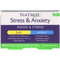 Natrol, Stress & Anxiety, Day & Night, Two 10 Tablet Blister Packs (20 Total)