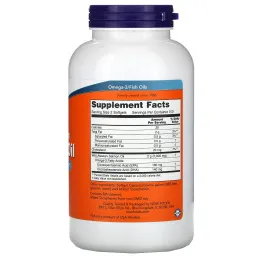 Now Foods, жир дикого аляскинского лосося, 200 мягких капсул