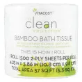 Vitacost, The Clean Collection™, Bamboo Bath Tissue, 1 Roll