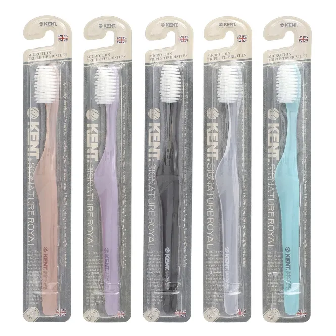 Kent, Signature Royal, White Series, ультрамягкая зубная щетка, 5 упаковок