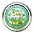 Sierra Bees, Бальзам для втирания в грудь, эвкалипт и перечная мята, 17 г (0,6 унции)