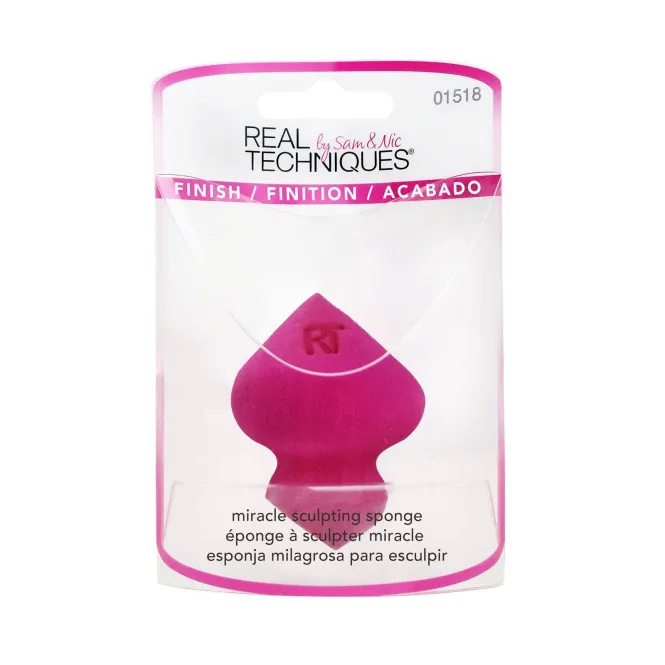 Real Techniques, Miracle Sculpting Sponge, Finish, 1 Sponge