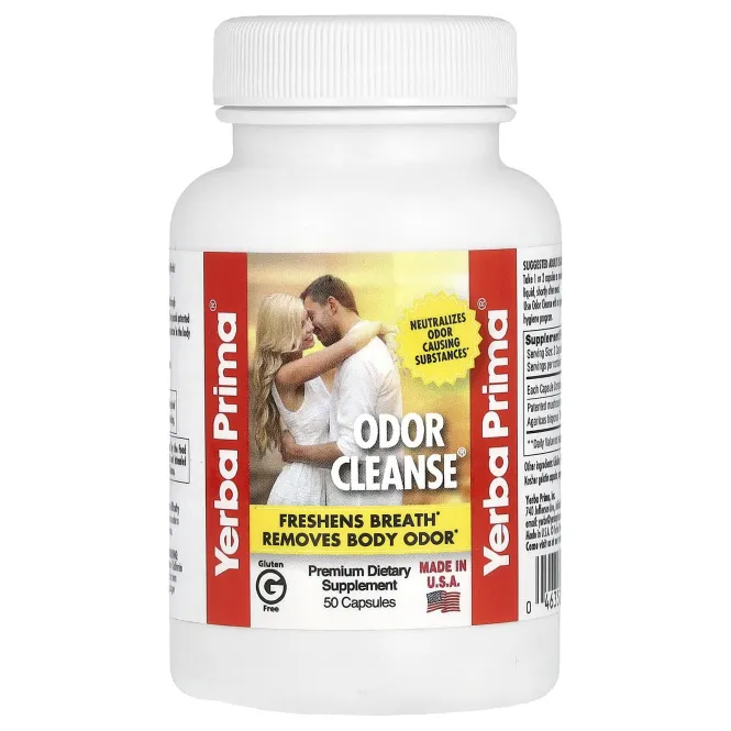 Yerba Prima, Капсулы для очистки дыхания и тела, 50 капсул