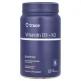 Trace Minerals ®, Жевательные мармеладки с витамином D3 и K2, с клубникой, 60 жевательных таблеток