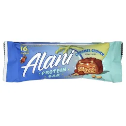 Alani Nu, протеиновый батончик, карамельный кранч, 12 батончиков по 48 г (1,69 унции)