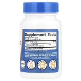 Nutricost, Йохимбин гидрохлорид, 5 мг, 30 капсул