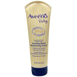 Aveeno, Детский увлажняющий и успокаивающий крем, без отдушек, 8 унций (226 г)