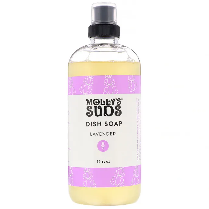 Molly's Suds, Средство для мытья посуды, лаванда, 480 мл