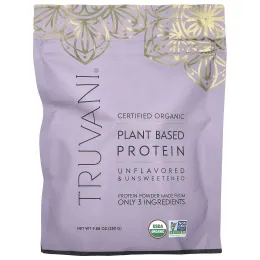 Truvani, Растительный протеин, без добавок, без добавок, 280 г (9,88 унции)
