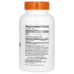 Doctor's Best Collagen 1 и 3 типа с витамином С, 1000 мг, 180 таблеток