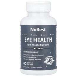 NuBest, Здоровье глаз с AREDS2 Nutrients, 60 вегетарианских капсул